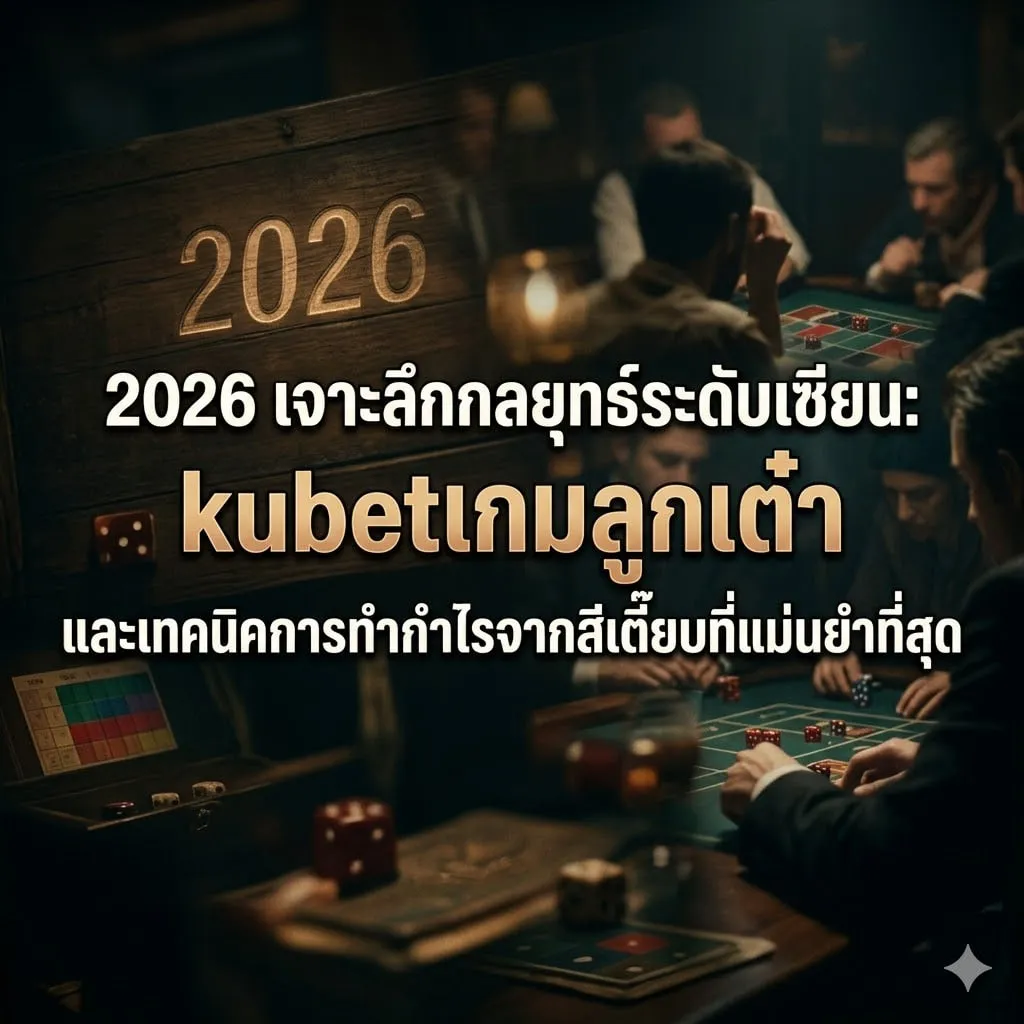 2026 เจาะลึกกลยุทธ์ระดับเซียน: kubetเกมลูกเต๋า และเทคนิคการทำกำไรจากสีเตี๊ยบที่แม่นยำที่สุด